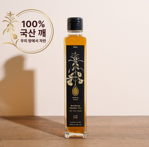 국산 고소한 참기름 Korean BoldDrop Sesame Oil